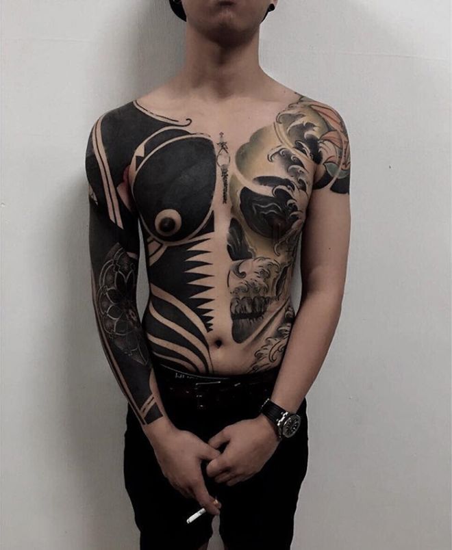 Blackout Is A New Crazy Tattoo Trend Page 3 Funistancom