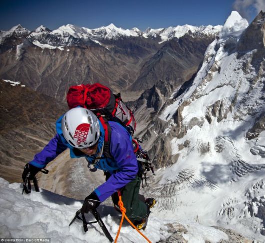 Mountain Climbing In The Himalayas