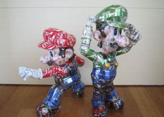 Creative Art with Beer Cans