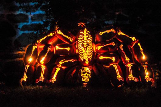 Giant Pumpkin Sculptures At Great Jack'O Lantern Blaze