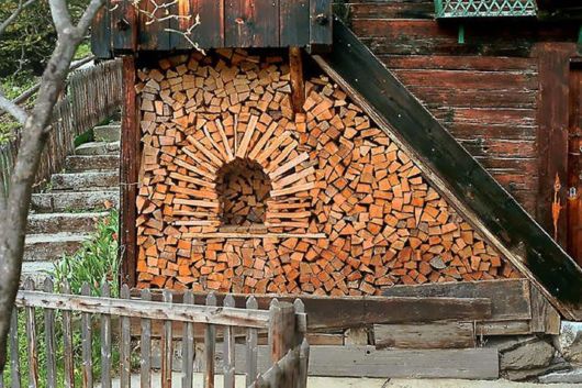 Can Piling Logs Be An Art Form? Yes!