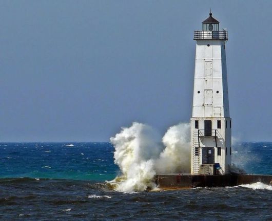 Lighthouses And Monster Waves