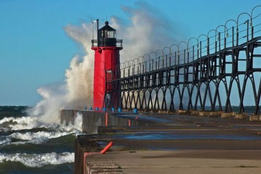 Lighthouses And Monster Waves