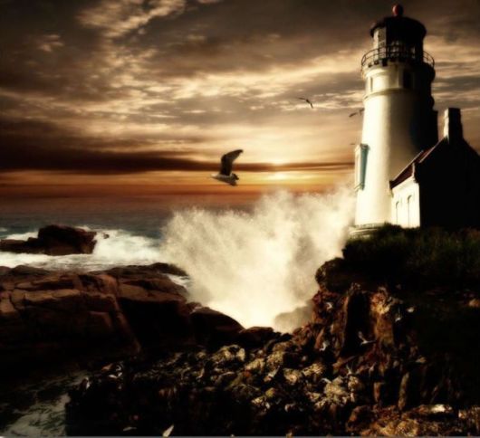 Lighthouses And Monster Waves