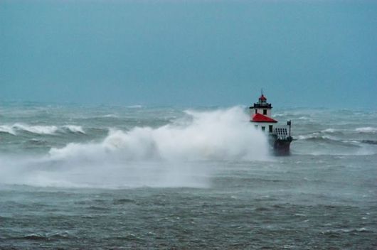 Lighthouses And Monster Waves