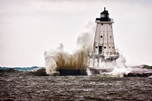 Lighthouses And Monster Waves