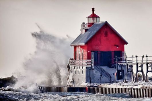 Lighthouses And Monster Waves