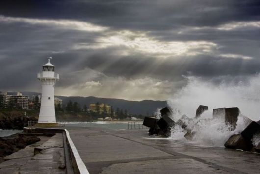 Lighthouses And Monster Waves
