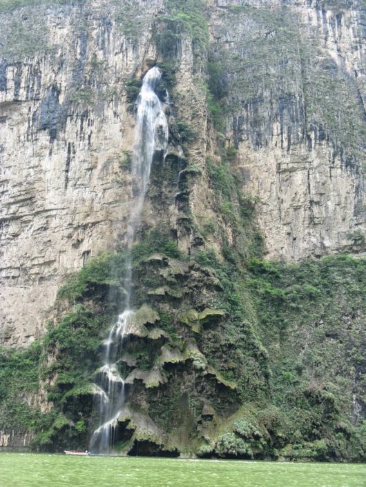Amazing Christmas Tree Waterfall In Mexico