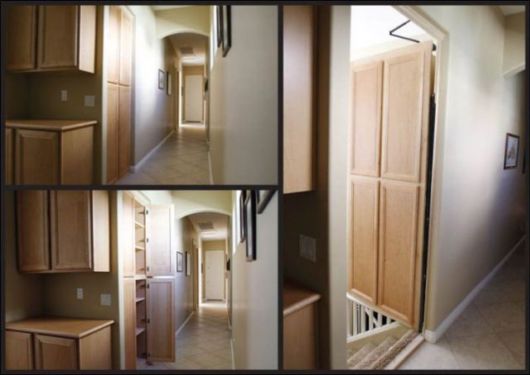 The Hidden Room Trap Door Builti-in-wall Designs