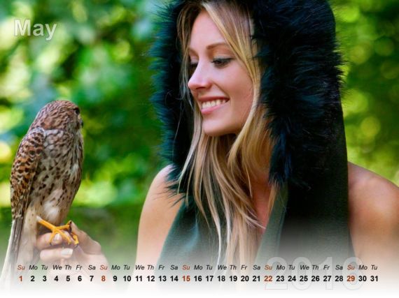 Cute Girls Wallpaper Calendar 2016