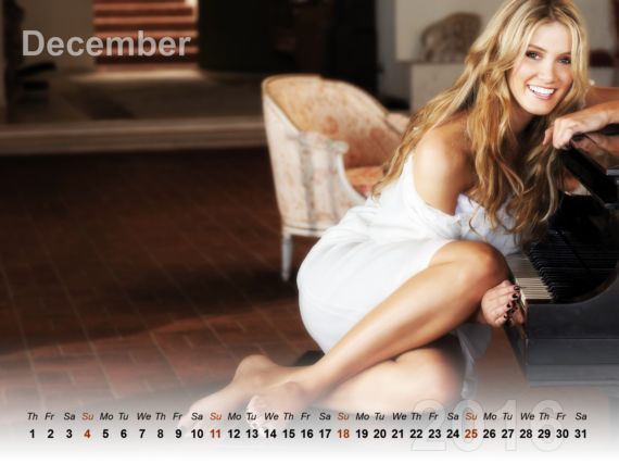 Cute Girls Wallpaper Calendar 2016