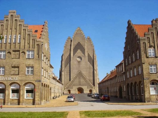 The Grundtvig's Church In Copenhagen, Denmark