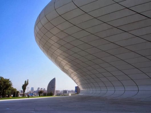 The Heydar Aliyev Center In Baku, Azerbaijan
