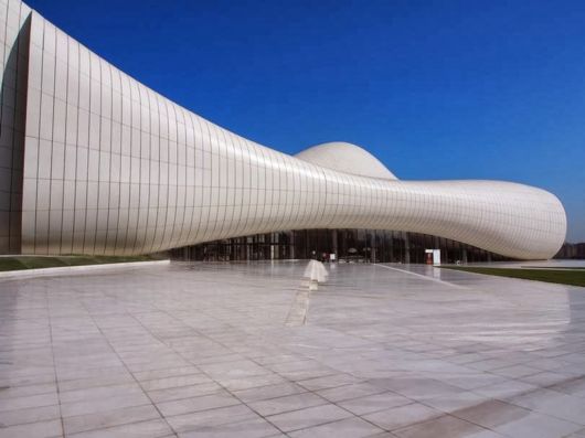 The Heydar Aliyev Center In Baku, Azerbaijan